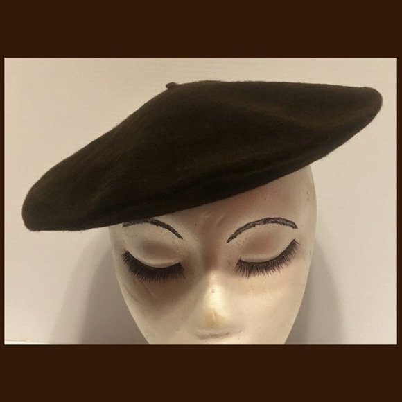 Accessories | Vtg Basque Beret Regina Made In France 10 Wool Wpl 10888 ...